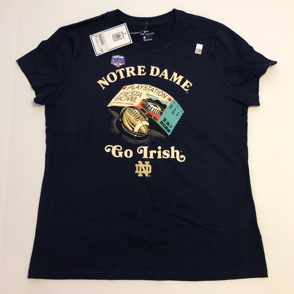 Nike | Notre Dame 2022 PlayStation Fiesta Bowl tee L
